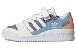 (W) adidas originals Forum Low Wear-resistant Non-Slip Casual Skateboarding Shoes White Blue Gray GZ4405 WABT