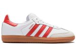 (W) adidas Samba OG White Solar Red Gum IF6513 WABT