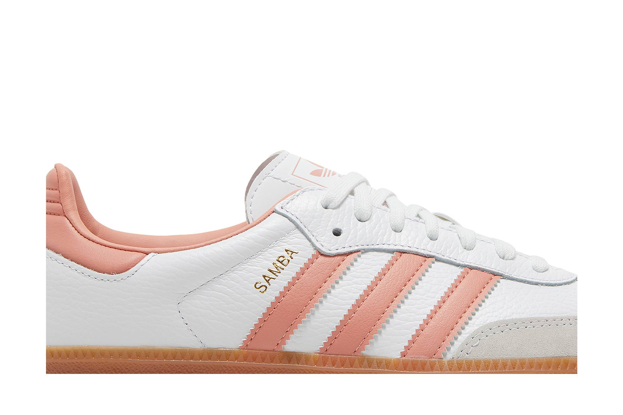 (Women) adidas Samba OG White Wonder Clay Gum IG5932 Skidge - Image 2