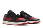(W) Air Jordan 1 Low Bred Sail DC0774-061 WABT