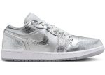 (W) Air Jordan 1 Low SE ‘Metallic Silver’ FN5030-001 WABT