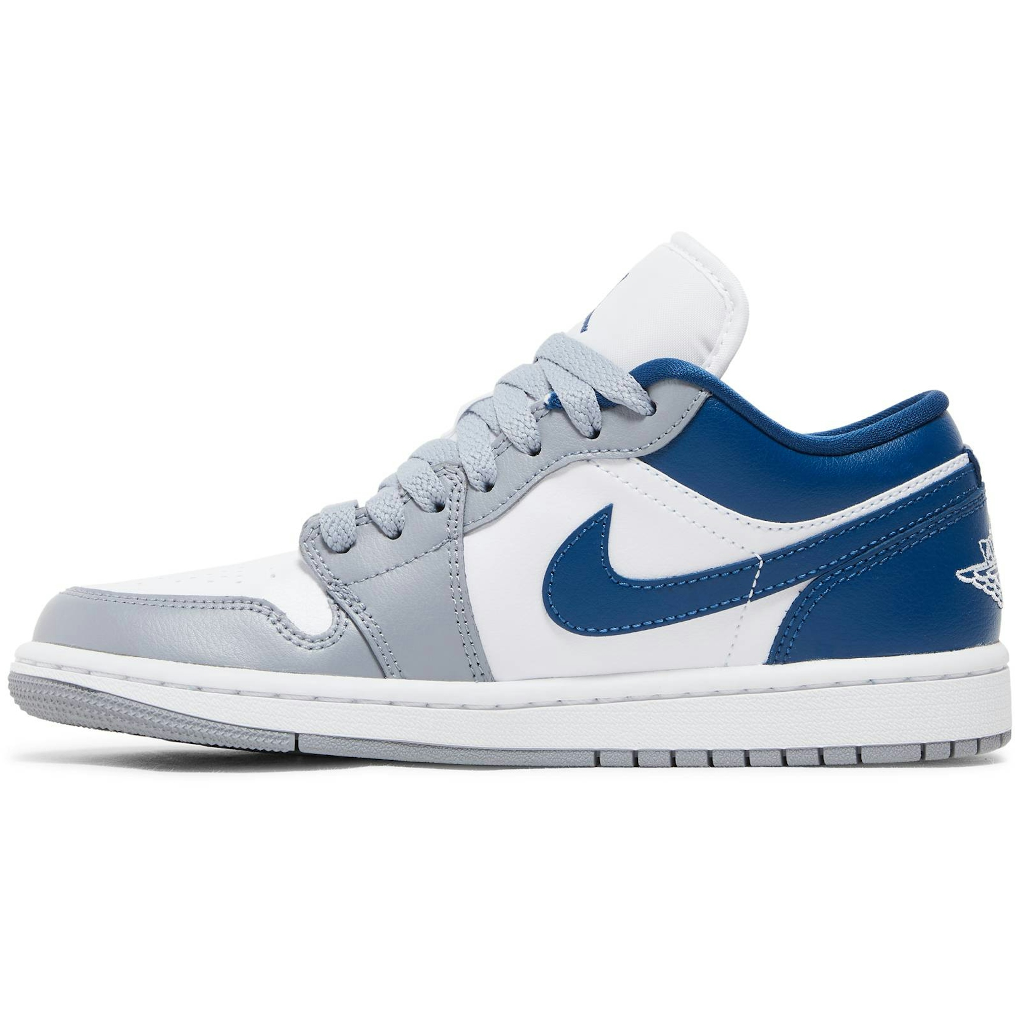 (Women) Air Jordan 1 Low 'Stealth French Blue' DC0774-042 - Image 3