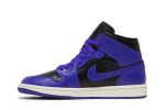 (W) Air Jordan 1 Mid ‘Purple and Black’ BQ6472-051 WABT