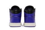 (W) Air Jordan 1 Mid ‘Purple and Black’ BQ6472-051 WABT