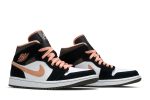 (W) Air Jordan 1 Mid SE Peach Mocha DH0210-100 WABT