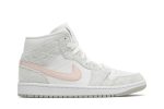 (W) Air Jordan 1 Mid SE White Light Iron Ore DN4045-001 WABT