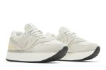 (W) New Balance 574+ White Grey WL574ZAA WABT