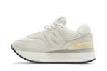 (W) New Balance 574+ White Grey WL574ZAA WABT