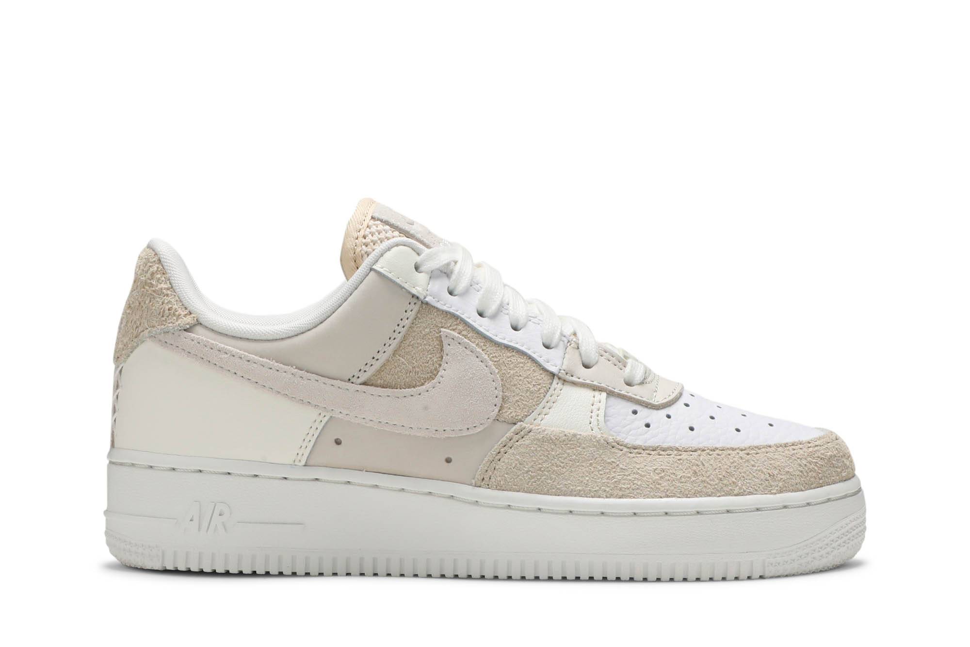 (Women) Nike Air Force 1 07 Coconut Milk Patchwork DD6618-100 Skidge