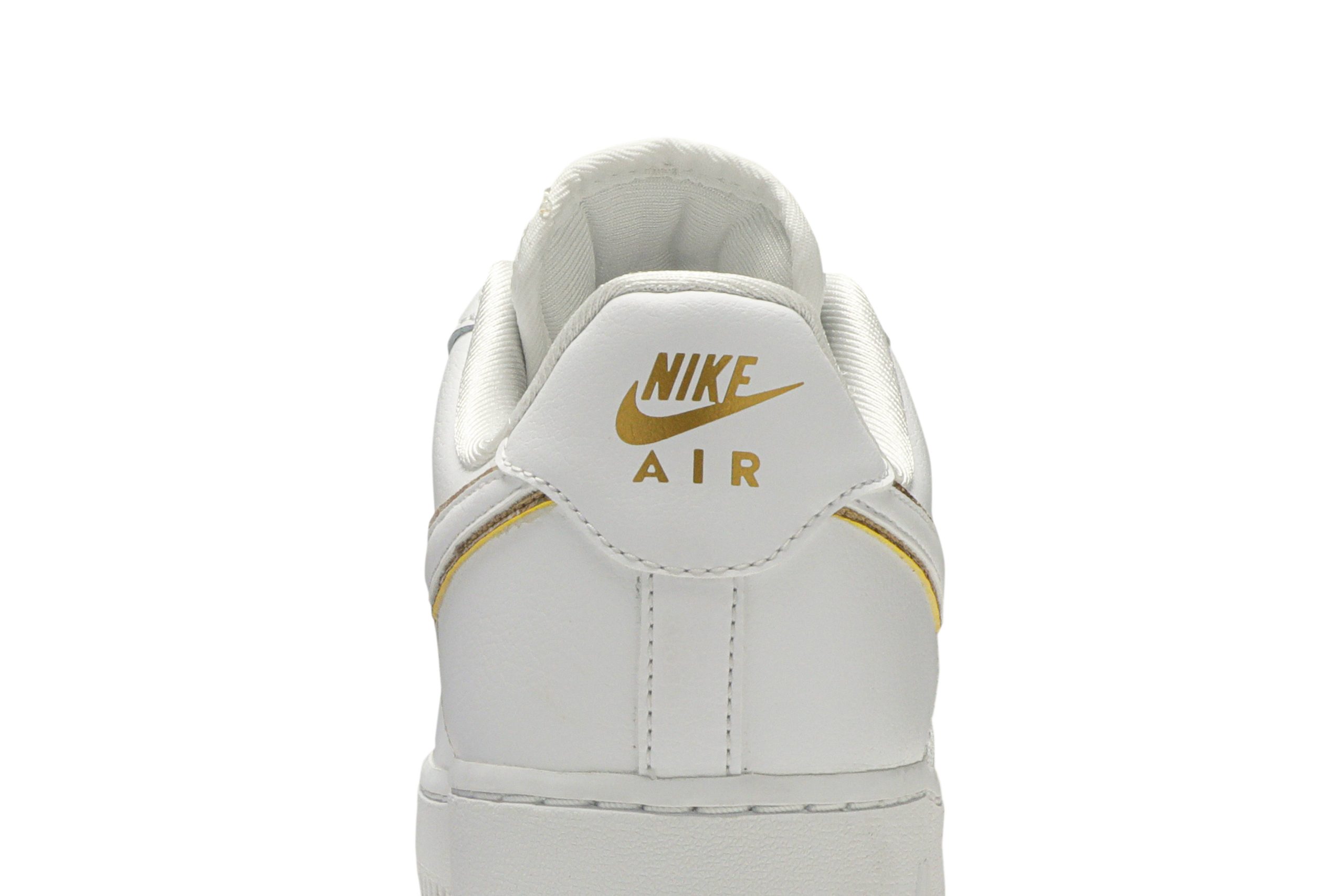 (Women) Nike Air Force 1 07 ESS Metallic Gold AO2132-102 Nicesnk - Image 7
