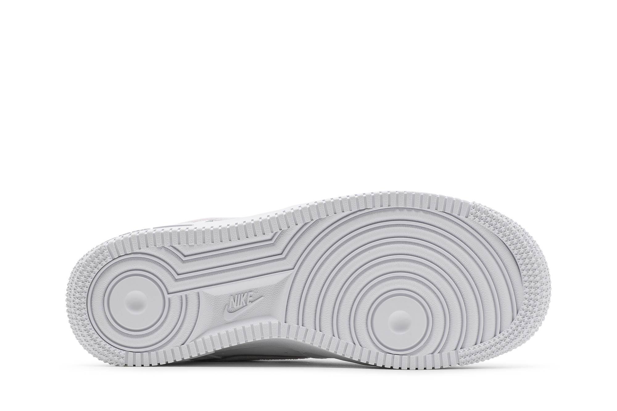 (Women) Nike Air Force 1 07 Essential Chenille Swoosh - White Lilac DN5056-100 Skidge - Image 4