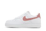 (W) Nike Air Force 1 07 Essential Mystic Red Gingham DZ2784-101 WABT