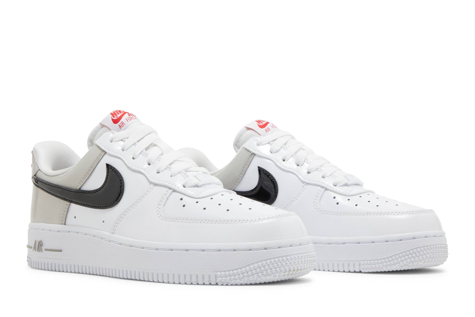 (Women) Nike Air Force 1 '07 Essential 'White Iron Ore Patent' DQ7570-001 - Image 8