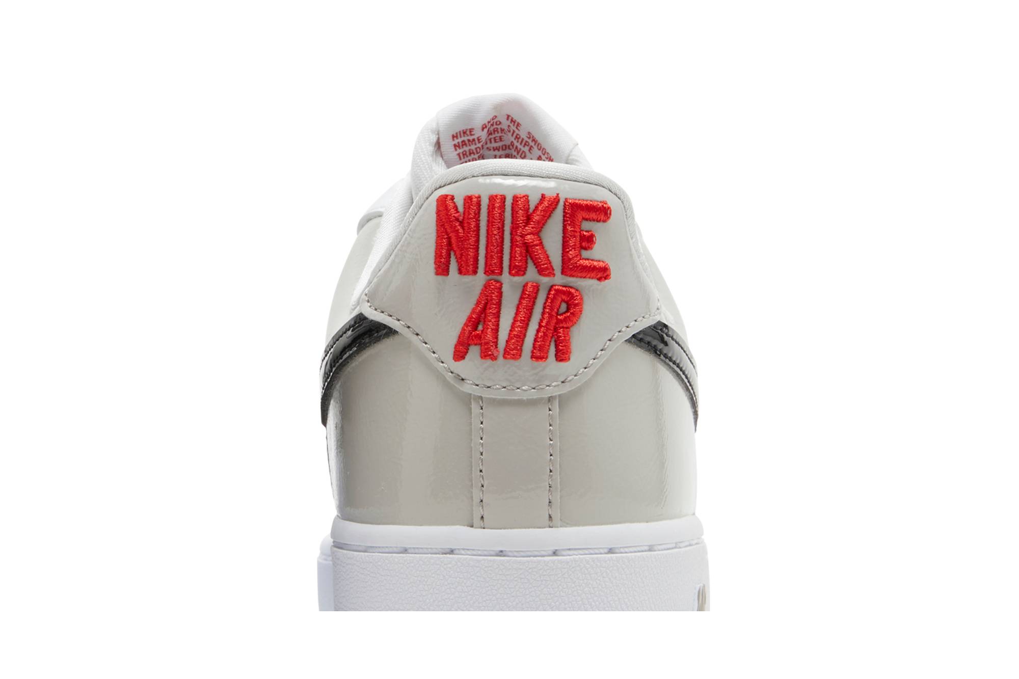 (Women) Nike Air Force 1 '07 Essential 'White Iron Ore Patent' DQ7570-001 - Image 7