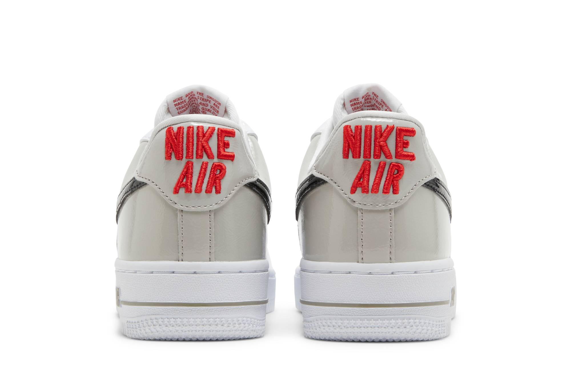 (Women) Nike Air Force 1 '07 Essential 'White Iron Ore Patent' DQ7570-001 - Image 6