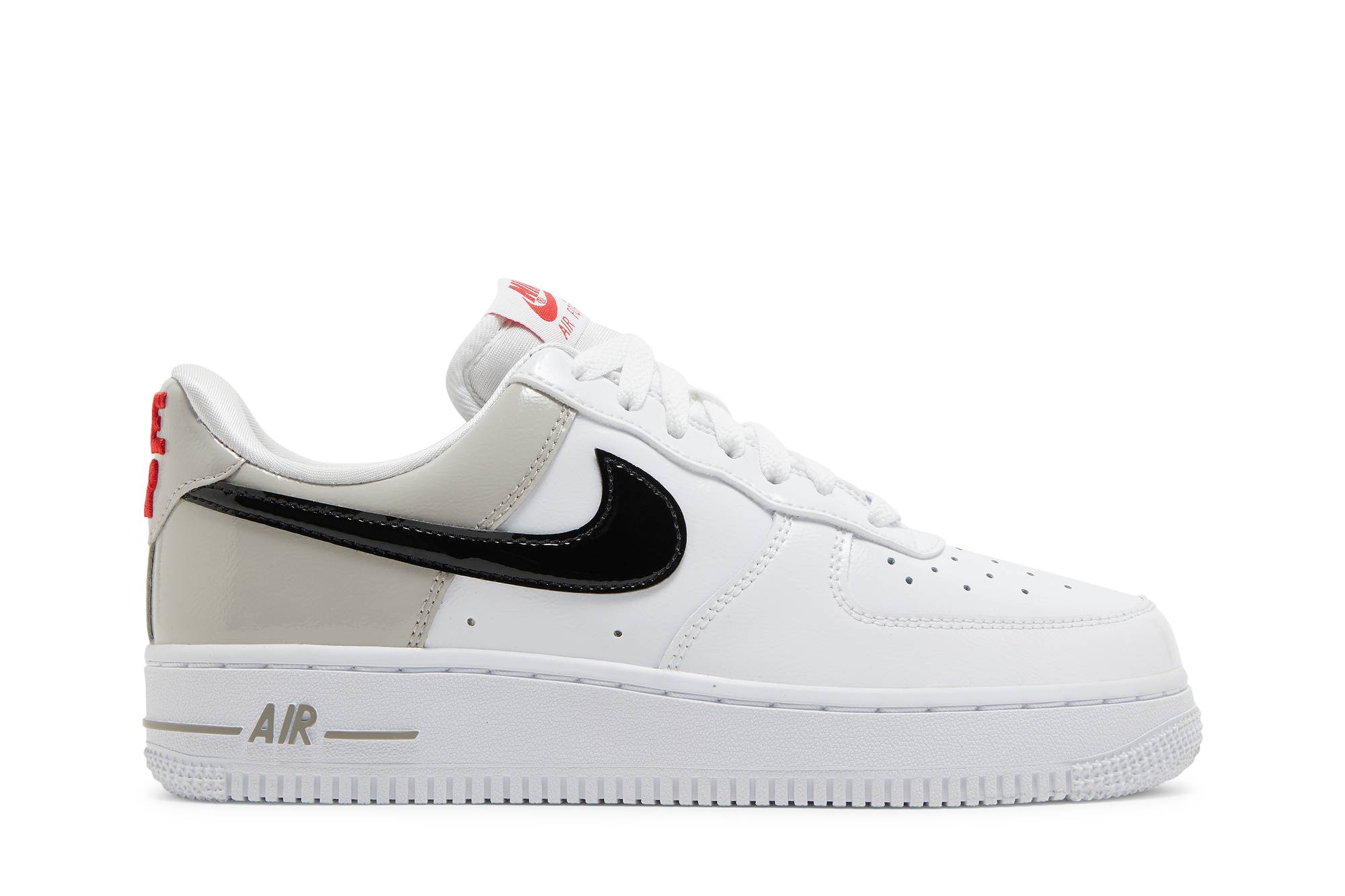 (Women) Nike Air Force 1 '07 Essential 'White Iron Ore Patent' DQ7570-001