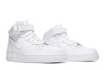 (W) Nike Air Force 1 07 Mid Triple White DD9625-100 WABT