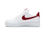 (W) Nike Air Force 1 07 White Noble Red 315115-154 WABT