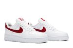 (W) Nike Air Force 1 07 White Noble Red 315115-154 WABT