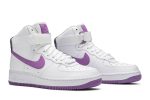 (W) Nike Air Force 1 High White Dark Orchid 334031-112 WABT
