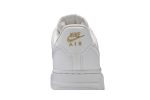 (W) Nike Air Force 1 Low 07 Essential White Metallic Gold CT1989-100 WABT