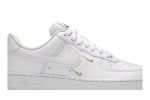 (W) Nike Air Force 1 Low 07 Essential White Metallic Gold CT1989-100 WABT