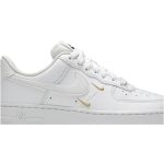 (W) Nike Air Force 1 Low 07 Essential White Metallic Gold CT1989-100 WABT