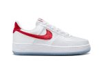 (W) Nike Air Force 1 Low Satin – White Gym Red DX6541-100 WABT
