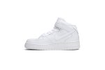 (W) Nike Air Force 1 Mid 07 Leather ‘Triple White’ 366731-100 WABT
