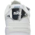 (W) Nike Air Force 1 Shadow White Metallic Silver DQ0837-100 WABT