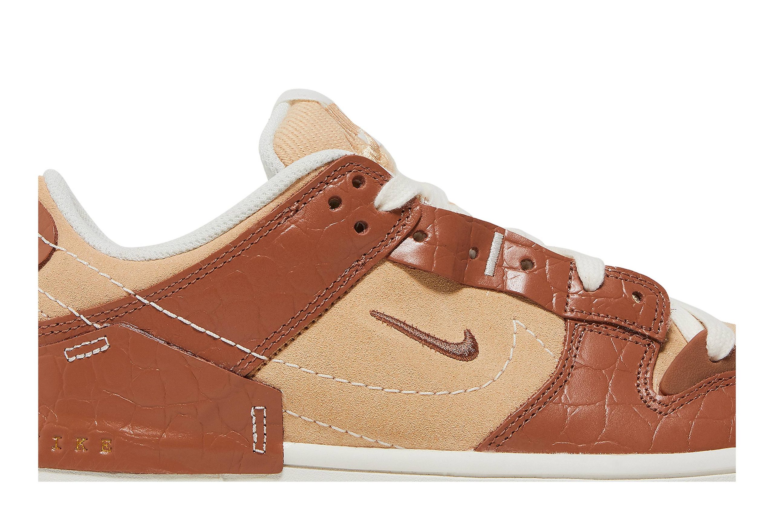 (Women) Nike Dunk Low Disrupt 2 'Brown Croc' DV1026-215 - Image 2