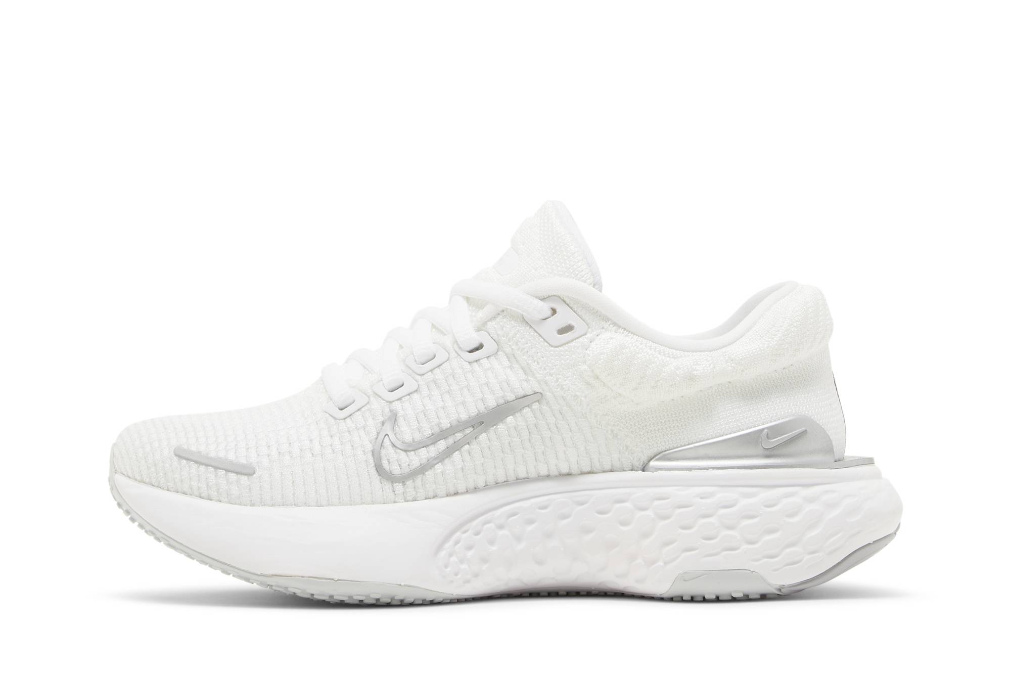 (Women) Nike ZoomX Invincible Run Flyknit 2 White Pure Platinum DC9993-101 Skidge - Image 3