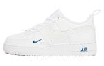 (Youth) Nike Air Force 1 Low LV8 White Blue FB8034-100 WABT