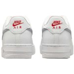 (Youth) Nike Air Force 1 Low White Grey Red FD9772-100 WABT