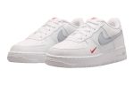 (Youth) Nike Air Force 1 Low White Grey Red FD9772-100 WABT
