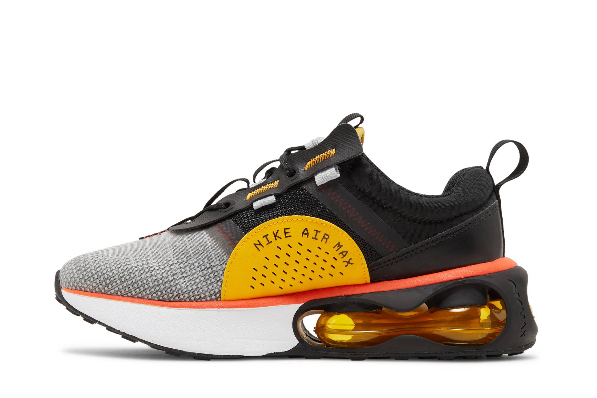 (Youth) Nike Air Max 2021 Black Mystic Red DA3199-005 Skidge - Image 3