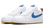 (Youth) Nike Court Borough Low 2 White Blue Red BQ5448-109 WABT