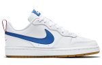 (Youth) Nike Court Borough Low 2 White Blue Red BQ5448-109 WABT