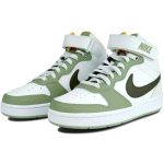 (Youth) Nike Court Borough Mid 2 Shoes ‘Off White Green’ FV3649-171 WABT