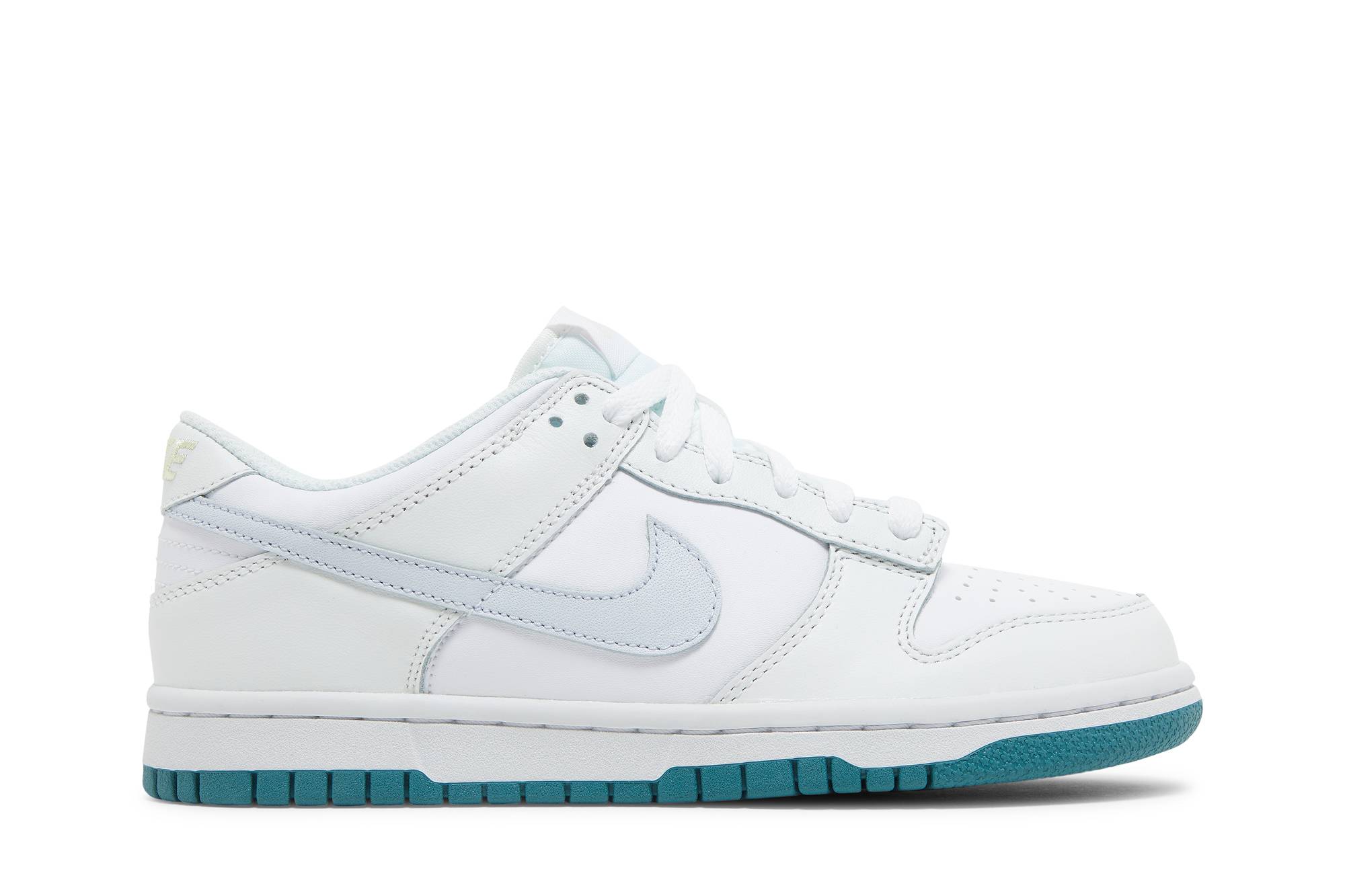 (Youth) Nike Dunk Low White Grey Teal FD9911-101 Skidge