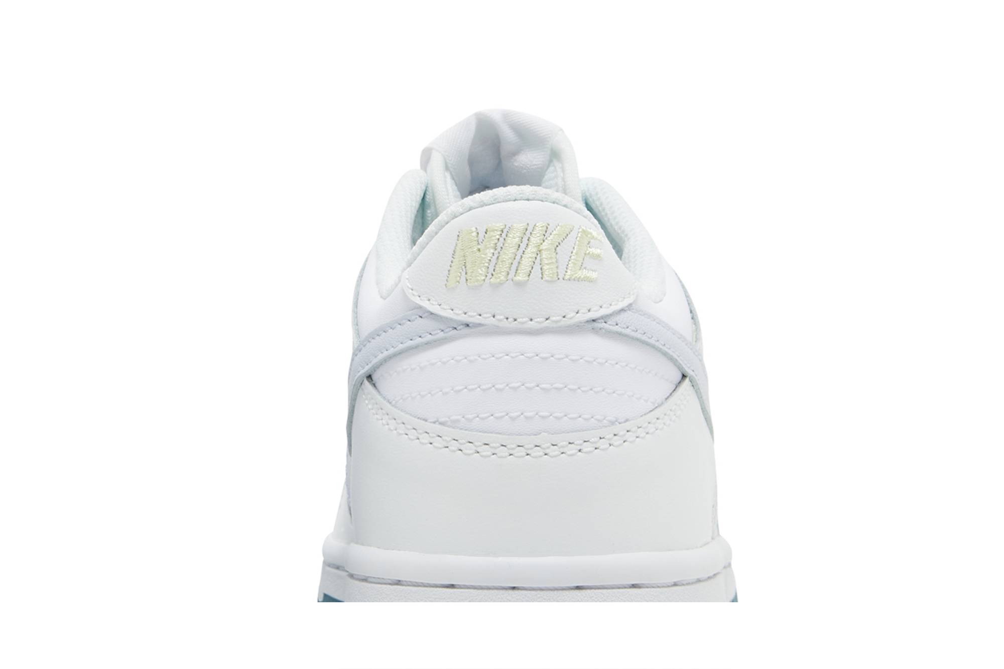 (Youth) Nike Dunk Low White Grey Teal FD9911-101 Skidge - Image 7