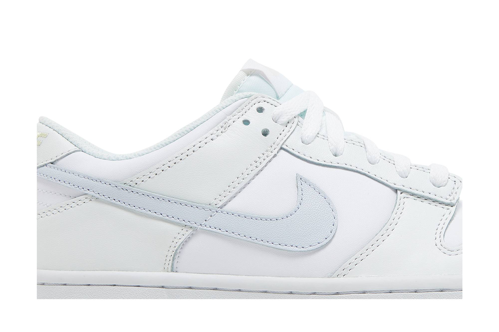 (Youth) Nike Dunk Low White Grey Teal FD9911-101 Skidge - Image 2