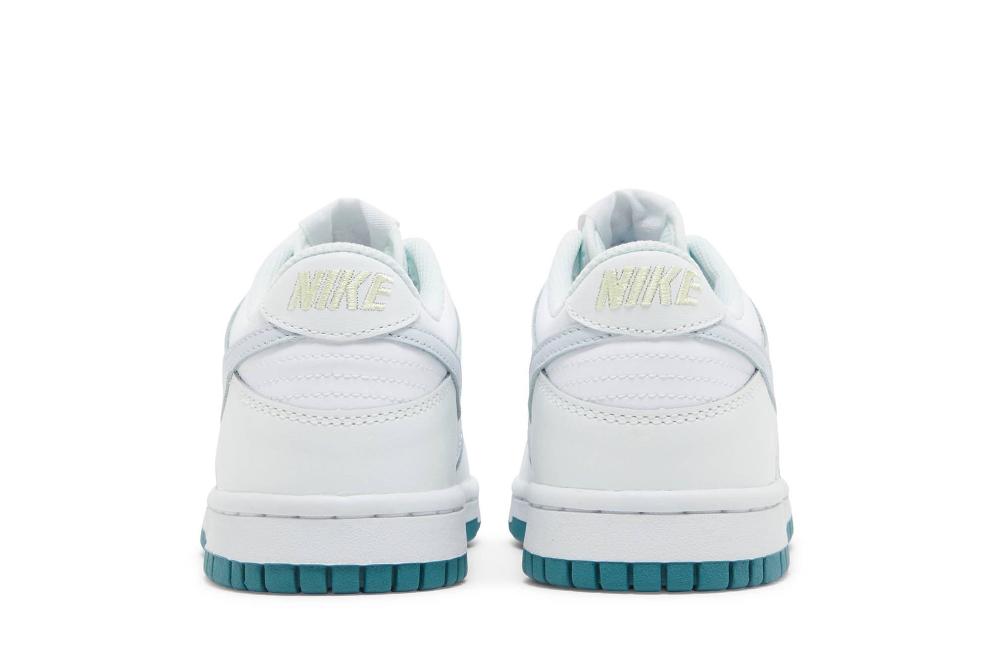 (Youth) Nike Dunk Low White Grey Teal FD9911-101 Skidge - Image 6